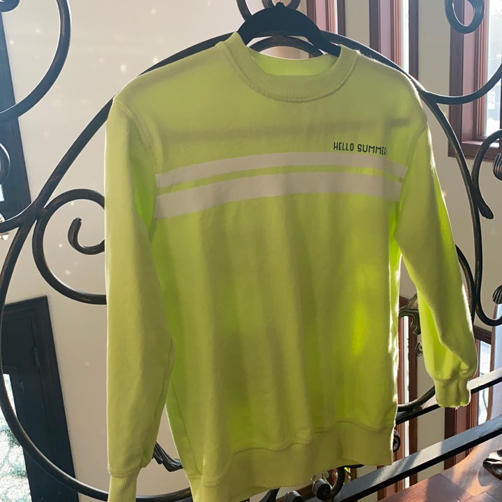 Lime green boys shirt